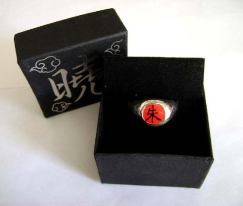 Childrens Toyshop  Toys : NARUTO: Itachi - Shu (Scarlet) Symbol Akatsuki Ring
