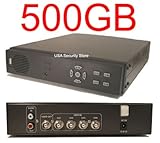 USA Security Store -- CCTV R401W500G 4 Channel CH Camera Security Surveillance Monitoring System DVR Digital Video Recorder, Play Back, Motion Detect USB Back Up 500GB