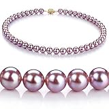 Lavender 7-8mm AAAA Freshwater Pearl Necklace 16 inch