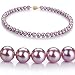 Lavender 7-8mm AAAA Freshwater Pearl Necklace 16 inch