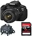 Canon EOS Digital Rebel T4i SLR 18-55mm Lens + Sandisk 64GB Class 10 SD + Canon Bag