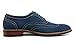 Mens Ferro Aldo Blue Faux Suede Wingtip Oxford Lace Up Dress Shoes