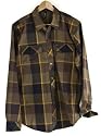 RVCA Chico Men's Button Down Long Sleeve Shirt - Snake Brown