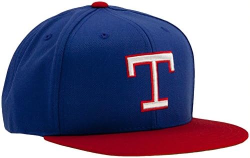 Texas Rangers - 1975 Logo MLB 400 Adult Flat Brim Snapback Cap