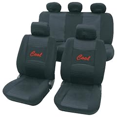 Cartrend 79-3020-02 Sitzbezug Komplett-Set "Cool"rot, mit Dokunaht