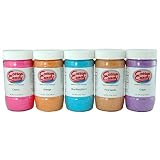 Cotton Candy Express - Cotton Candy Sugar - 5 Floss Sugar Flavor Pack - 12 Oz. Containers by Cotton Candy Express On Sale