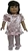 Pale Pink Satin Pajamas with Slippers. Fits 18