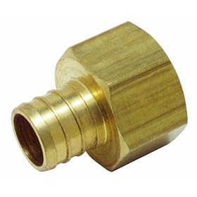 Watts PEX LFP-715 Female Adapter 3/4-Inch Barb x 3/4-Inch Female Pipe Low-Lea...
