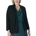 Merona&reg; Plus 3/4 Sleeve Cardigan - Ebony