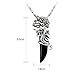 Kaariag Punkin® Wolf Tooth Pendant Agate Necklace For Men