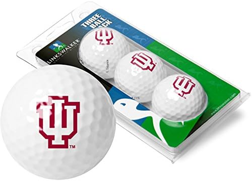 Indiana Hoosiers NCAA 3 Golf Ball Sleeve Pack