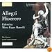 Allegri - Miserere; Lotti - Crucifixus; Palestrina - Stabat Mater Dolorosa