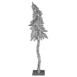 5' Pre-Lit Fantasy Silver Tree