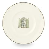 Lenox Colonial Shutter Gold Banded Bone China Dessert Plate
