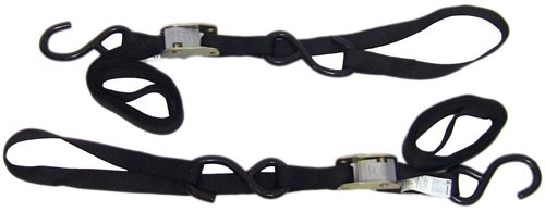 Ancra 49380-11 Black 69" Tiedowns with Integrated Soft hooks