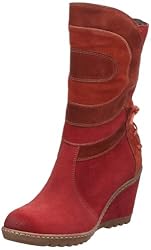 Marc Shoes 1.611.11-22/651-Elvira, Damen Fashion Stiefel, Rot (red-combi 651), EU 39