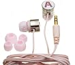 Nemo Digital NDF10176PK-A Crystal Letter A Earbud (Pink)