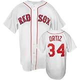 Boston Red Sox David Ortiz Home Majestic Replica Youth Jersey
