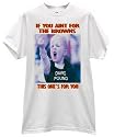 KID BOY FLIP THE BIRD FINGER BROWNS FAN USA FOOTBALL T SHIRT jersey