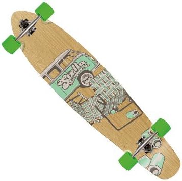 Stella Kicktail Slow Dayz Wasabi Sds Longboard Kicktail Complete