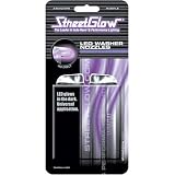 StreetGlow ANWCHPR L.E.D Windshield Washer Nozzle - Purple