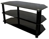 Icon - Glass Stand for LCD & Plasma TV Up to 50" - Black