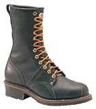 Men's Carolina 10 Steel Toe Linesman Boots Black