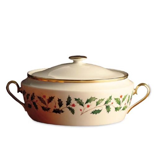 Lenox Holiday Covered Vegetable Bowl