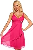 New Sexy Empire Waist Prom Cocktail Party Evening Dress, Large, Fuchsia Pink