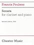 Francis Poulenc: Sonata for Clarinet & Piano