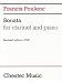 Book Francis Poulenc: Sonata for Clarinet & Piano