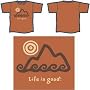 Life is good Creamy Tee for Men