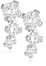 9ct White Gold AME4670418 Ladies Cubic Zirconia Stud Earrings