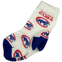 CHICAGO CUBS OFFICIAL LOGO TODDLER BABY SOCKS