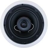 HiFi Works 30006 HFW8R 8-Inch In-Ceiling Speakers, White (Pair)