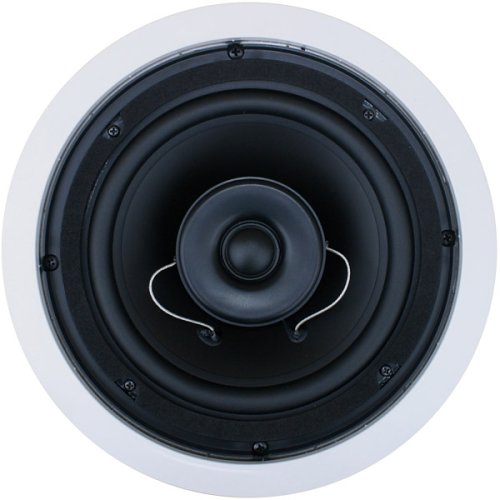 HiFi Works 30006 HFW8R 8-Inch In-Ceiling Speakers, White (Pair)