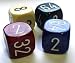 Backgammon - Doppler 30mm - Farbe: weiß (pro Stück)