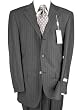 ~~ New 2009 ARRIVAL MEN SUITS CHARCOAL GREY PINSTRIPE ~~ Super 150's PURE AUSTRALIAN 100% MERINO WOOL Hand Tailored Suit ~~ Guaranteed Highest Quality or your money back