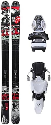 K2 Sidestash RS2 50th Rolling Stones Skis Mens 181cm + Fischer X 13 Bindings