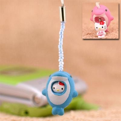 Cover image : Hello Kitty Cell Phone Strap Dolphin - Blue (Japanese Import) ***Free Domestic Standard Shipping For This Item！***
