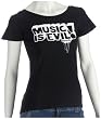 Bench MUSIC IS EVIL TEE T-Shirt