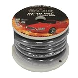 Absolute P020SV 0 Gauge Spool Power Wire Cable, 20 Feet (Silver)