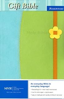 Gift Bible-NIV-Easter with Flower