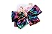 JoJo Siwa Large Black Cheer Bow with Rainbow Foil Hearts