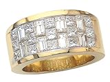 3.10 cts Invisible Set Band - Platinum, 18kt White or Yellow Gold LIFETIME WARRANTEE