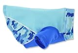 PlayaPup Dog Shirt (UPF 50+), Light Camo Blue, X-Large