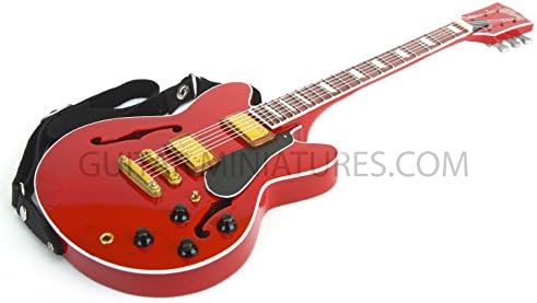 Noel Gallagher Oasis Red Miniature Guitar (GMZ15)