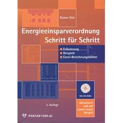 Energieeinsparverordnung 2002 Schritt f�r Schritt.Erl�uterung � Beispiele � Excel-Berechnungsbl�tter.