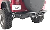 Rampage Products 76611 SRS Rear Bumper w/ Hitch, 87-06 Wrangler & Unlimited