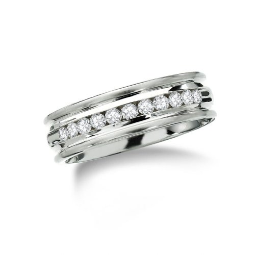 1/2 ct dtw man's Diamond Band